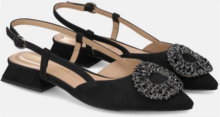 Alma en Pena Platte Schoen Broche Black Dames