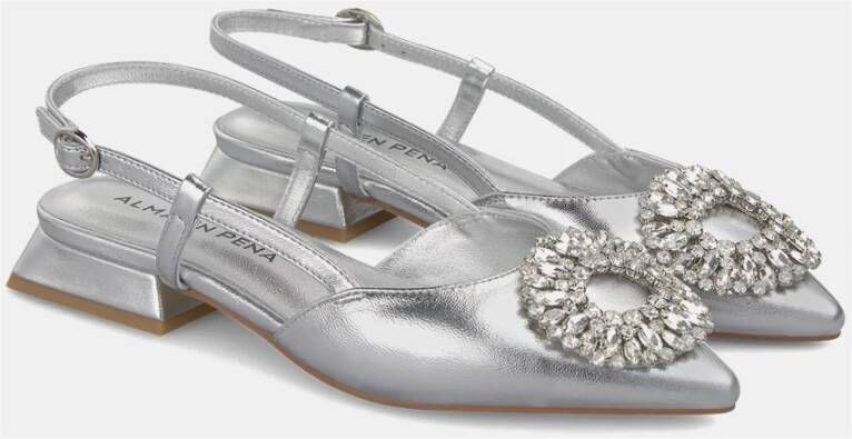 Alma en Pena Platte Schoen Broche Gray Dames