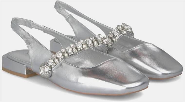 Alma en Pena Platte schoen met strass Gray Dames