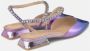 Alma en Pena Platte schoenen met strassband Purple Dames - Thumbnail 3