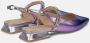 Alma en Pena Platte Slingback Schoen met Kristallen Purple Dames - Thumbnail 3