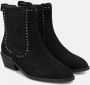 Alma en Pena Platte studs bootie Black Dames - Thumbnail 2