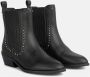 Alma en Pena Platte studs bootie Black Dames - Thumbnail 2