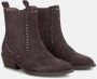 Alma en Pena Platte studs bootie Brown Dames - Thumbnail 2