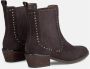 Alma en Pena Platte studs bootie Brown Dames - Thumbnail 3