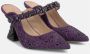 Alma en Pena Pumps met strass Purple Dames - Thumbnail 2