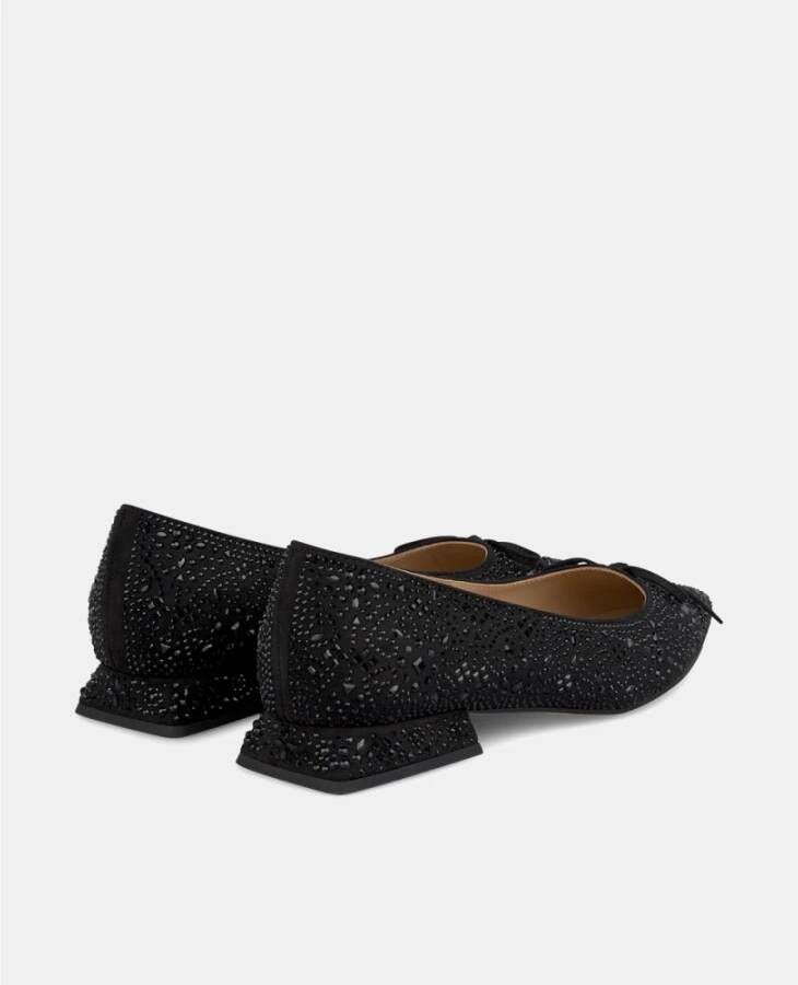 Alma en Pena Puntige neus ballerina Black Dames