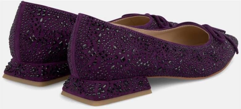 Alma en Pena Puntige neus ballerina Purple Dames