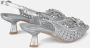 Alma en Pena Raffia High Heel Schoen met Bloem Gray Dames - Thumbnail 3