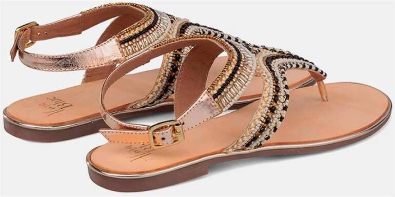 Alma en Pena Rhinestone Flat Sandal Multicolor Dames