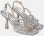 Alma en Pena Rhinestone Hak Sandaal Banden Gray Dames - Thumbnail 2