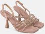 Alma en Pena Rhinestone Heel Sandaalbanden Pink Dames - Thumbnail 2