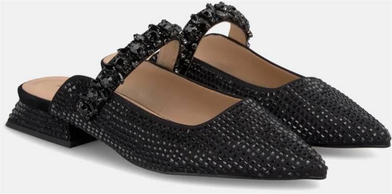 Alma en Pena Rhinestone mule Black Dames