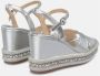 Alma en Pena Rhinestone Sleehak Sandaal Gray Dames - Thumbnail 3