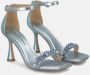 Alma en Pena Rhinestone Strap Sandal Blue Dames - Thumbnail 2