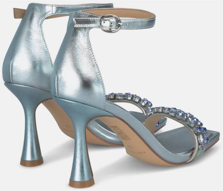 Alma en Pena Rhinestone Strap Sandal Blue Dames