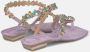 Alma en Pena Rhinestone Toe Sandal Purple Dames - Thumbnail 3