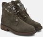 Alma en Pena Rhinestone Zip Ankle Boot Green Dames - Thumbnail 2