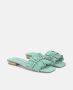 Alma en Pena Ruffle Flat Sandal Green Dames - Thumbnail 2