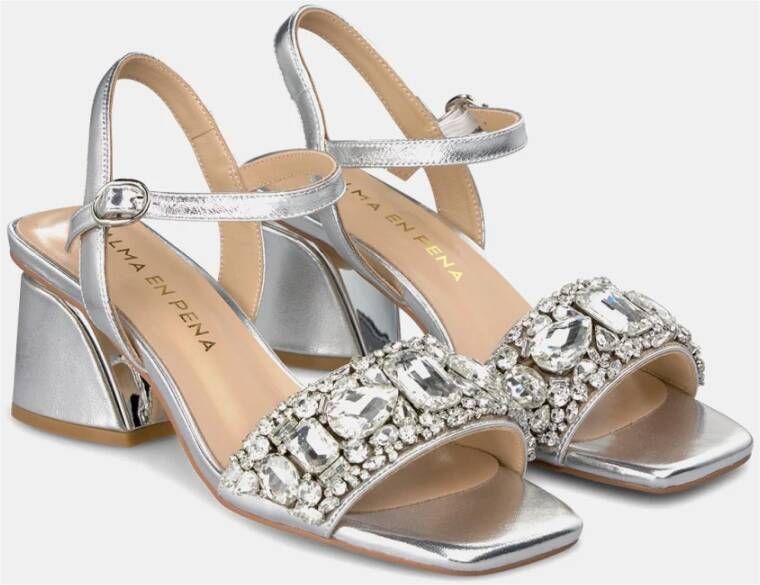 Alma en Pena Sandaal met Strass Gray Dames