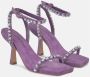 Alma en Pena Sandaal met Strassbanden Purple Dames - Thumbnail 2