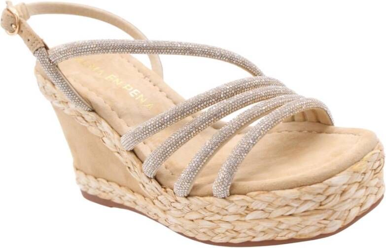 Alma en Pena Sandaal Ternitz Beige Dames