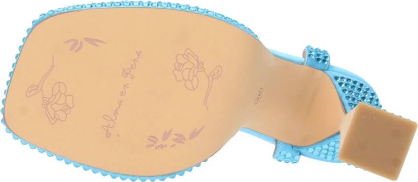 Alma en Pena Sandalen Clear Blue Dames