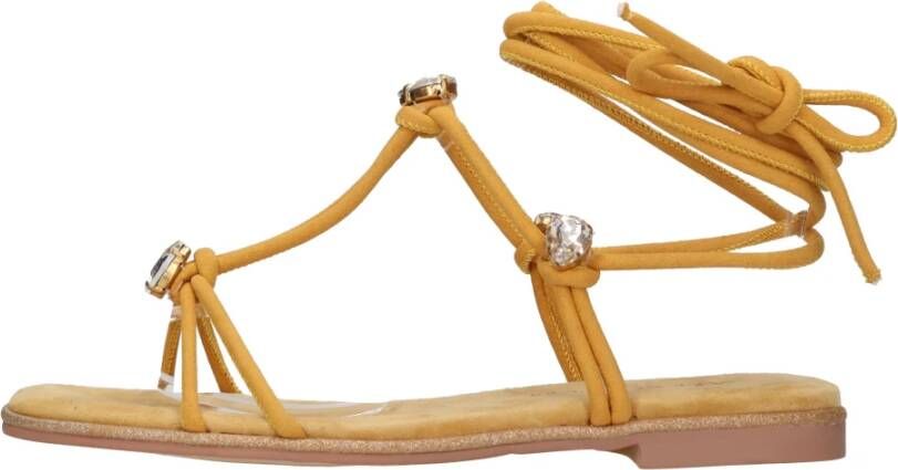 Alma en Pena Sandalen Geel Yellow Dames