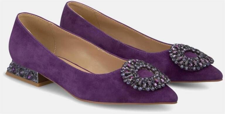 Alma en Pena Schitterende Ballerina Flats Purple Dames