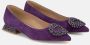 Alma en Pena Schitterende Ballerina Flats Purple Dames - Thumbnail 2