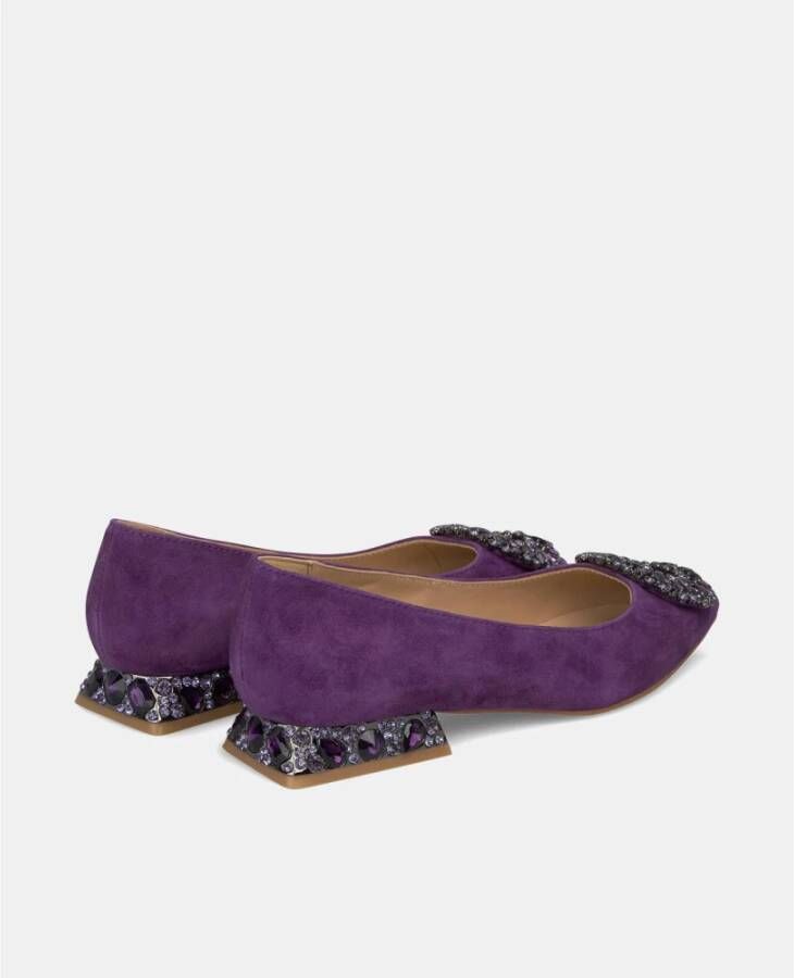 Alma en Pena Schitterende Ballerina Flats Purple Dames