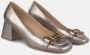 Alma en Pena Leren pumps met vierkante neus Brown Dames - Thumbnail 2