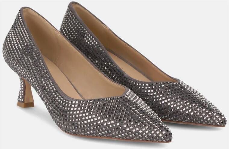 Alma en Pena Schoen met strass-hak Gray Dames