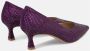 Alma en Pena Schoen met strass hiel Purple Dames - Thumbnail 3