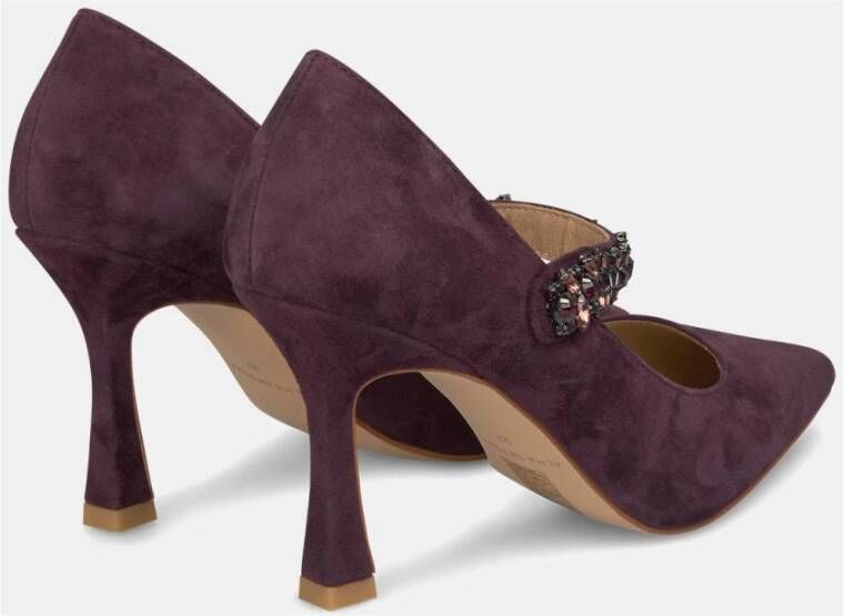 Alma en Pena Schoen met strass stilet Purple Dames