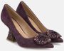 Alma en Pena Schoen met versierde hak Purple Dames - Thumbnail 2