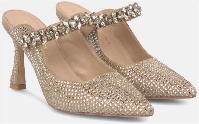 Alma en Pena Schoenen met hakken en strass Brown Dames