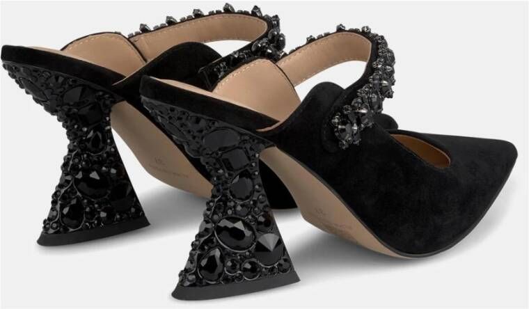 Alma en Pena Schoenen met hakken en trechter Black Dames