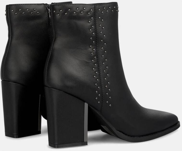 Alma en Pena Side zip studded bootie Black Dames