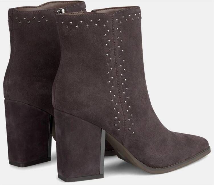 Alma en Pena Side zip studded bootie Gray Dames