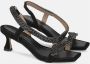 Alma en Pena Slangehak Sandalen met Versierde Band Black Dames - Thumbnail 2