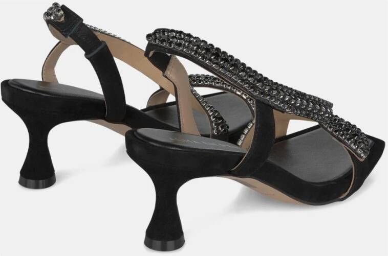 Alma en Pena Slangehak Sandalen met Versierde Band Black Dames