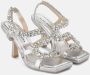 Alma en Pena Slangenhak sandaal met strass details Gray Dames - Thumbnail 2