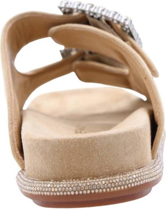 Alma en Pena Stijlvolle Zomer Slippers Beige Dames