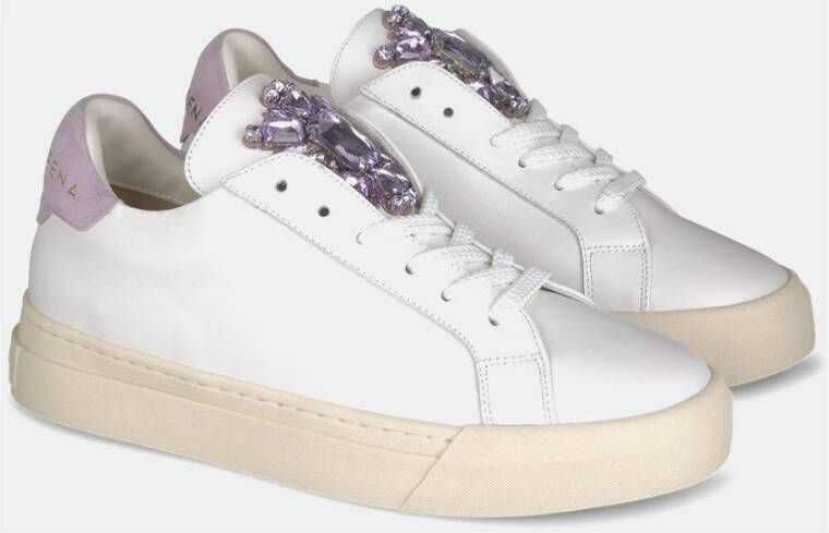 Alma en Pena Sneaker met Strass Detail Purple Dames