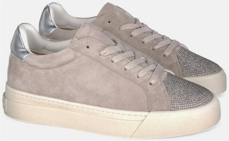 Alma en Pena Sneaker met Strass Neuskap Gray Dames