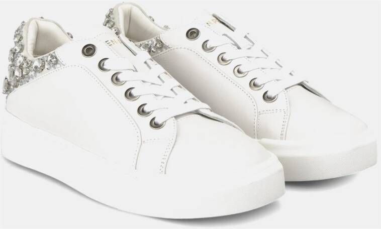 Alma en Pena Sneaker met strass White Dames