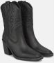 Alma en Pena Square Toe Cowboy Boot Black Dames - Thumbnail 2