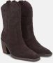 Alma en Pena Square Toe Cowboy Boot Brown Dames - Thumbnail 2