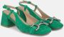 Alma en Pena Stijlvolle hakken met stijgbeugel detail Green Dames - Thumbnail 2